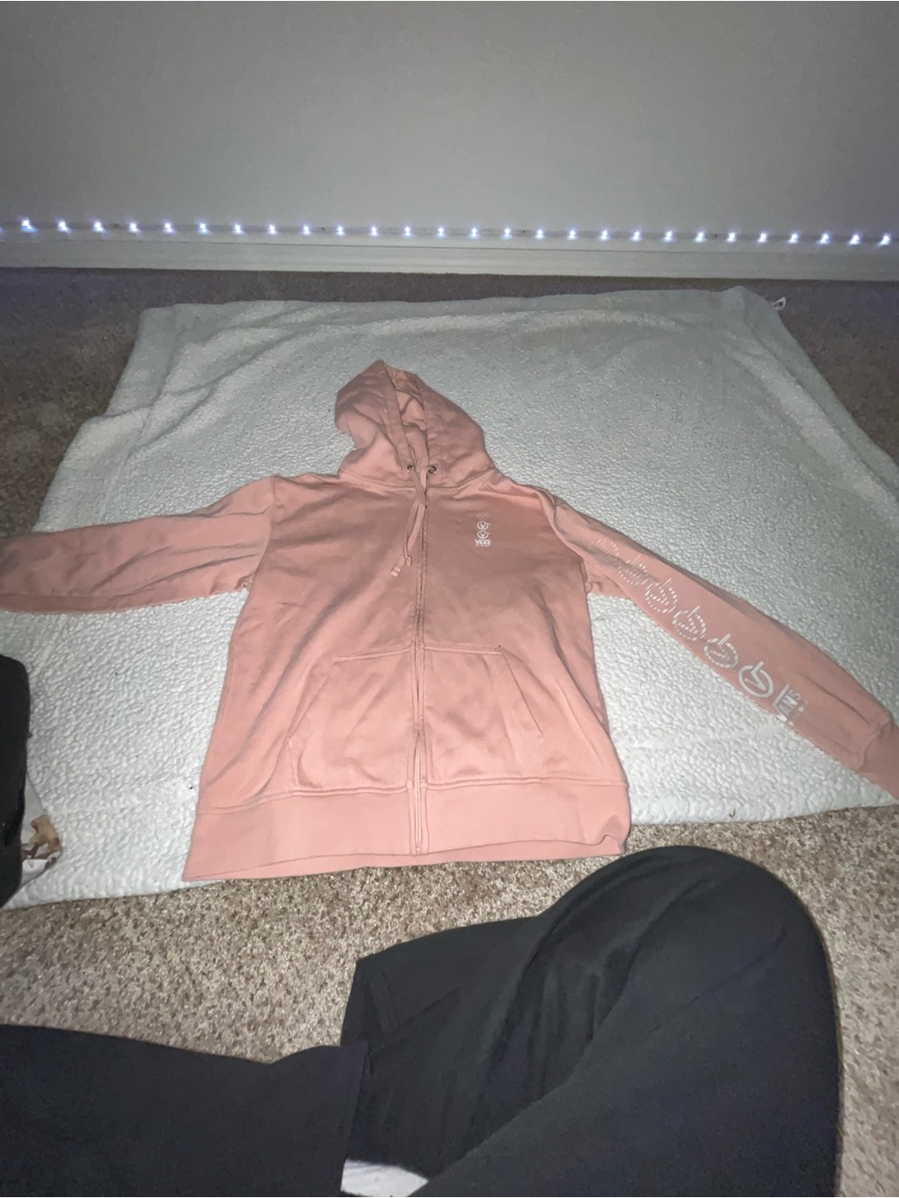 Vans Peach Zip-Up Hoodie Jacket